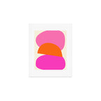 Colorful Balance Shapes, Abstract modern style Art Print Gallery Image 1
