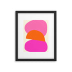 Colorful Balance Shapes, Abstract modern style Framed Art Print Gallery Image 5