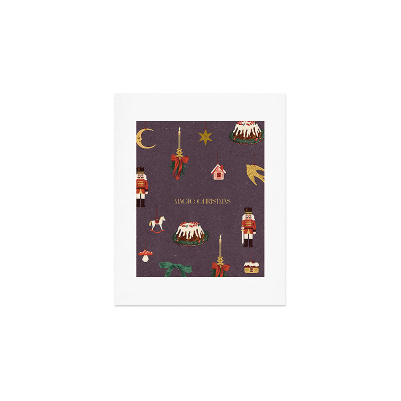 Cozy Christmas Things Art Print Gallery Image 1