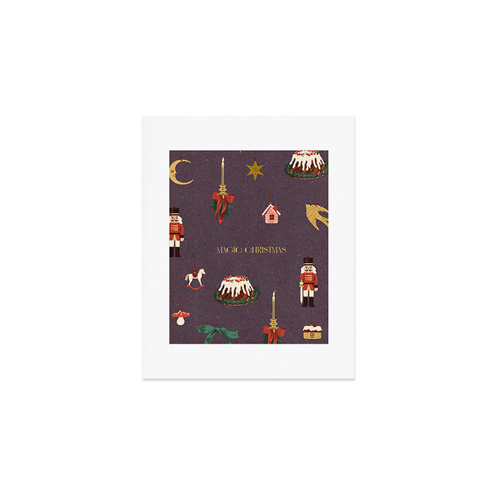 Cozy Christmas Things Art Print Gallery Image 1