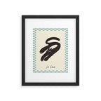 Cute black cat, modern art Framed Art Print Gallery Image 5