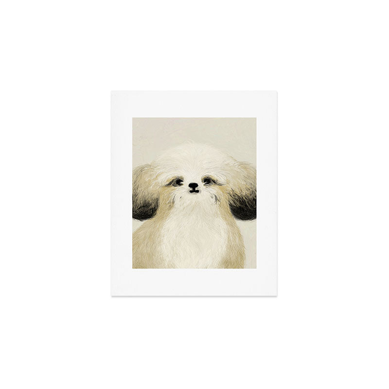 Cute dogs portrait. Wally Art Print Gallery Image 1