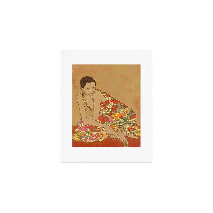 Flower dress  Art Print Gallery Image 1