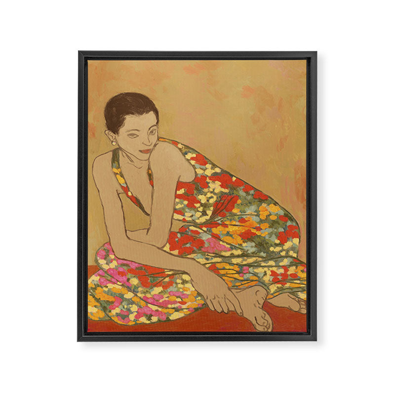 Flower dress  Framed Canvas Print Gallery Image 6