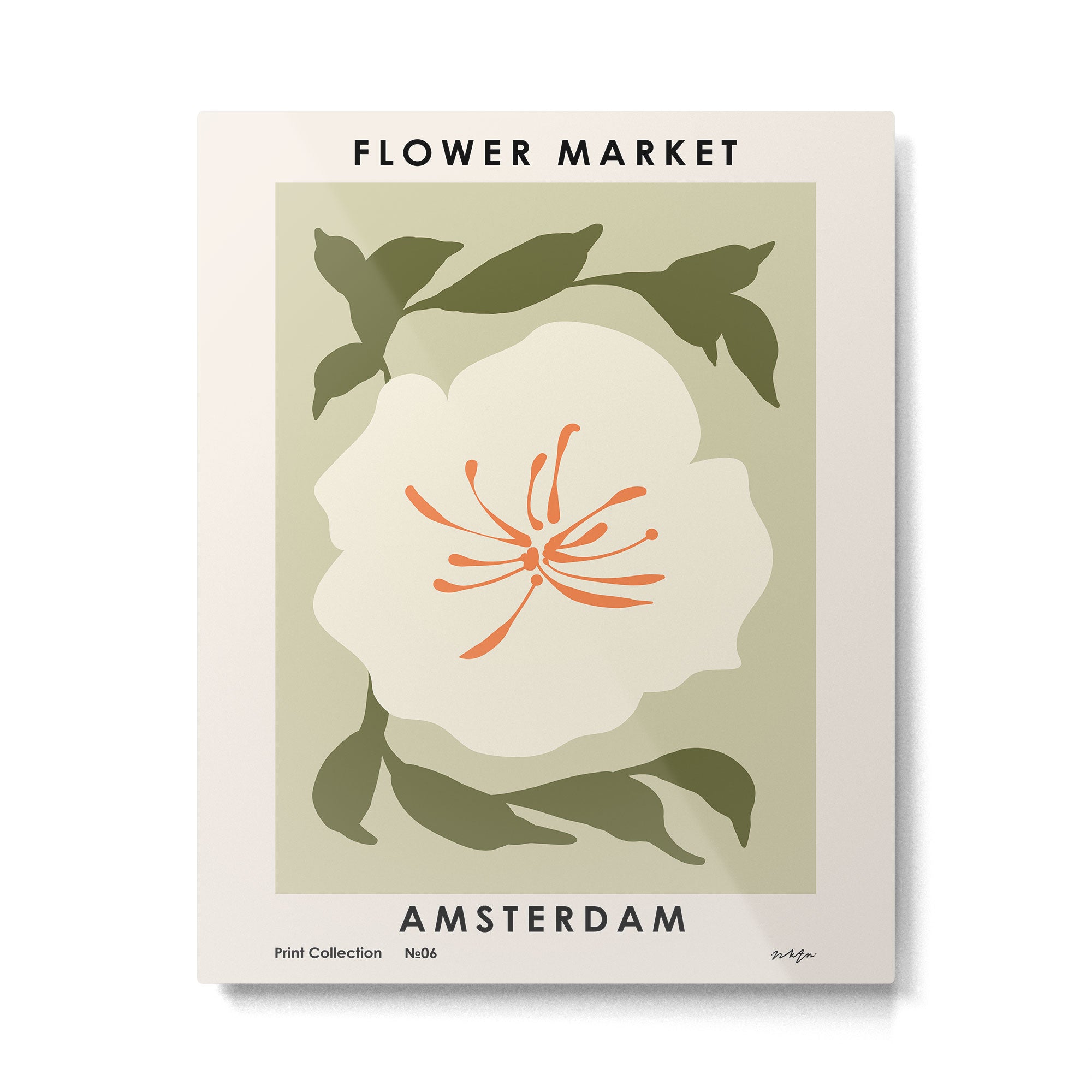 Flower Market, Amsterdam, cottagecore boho vibes Metal Print Gallery Image 4