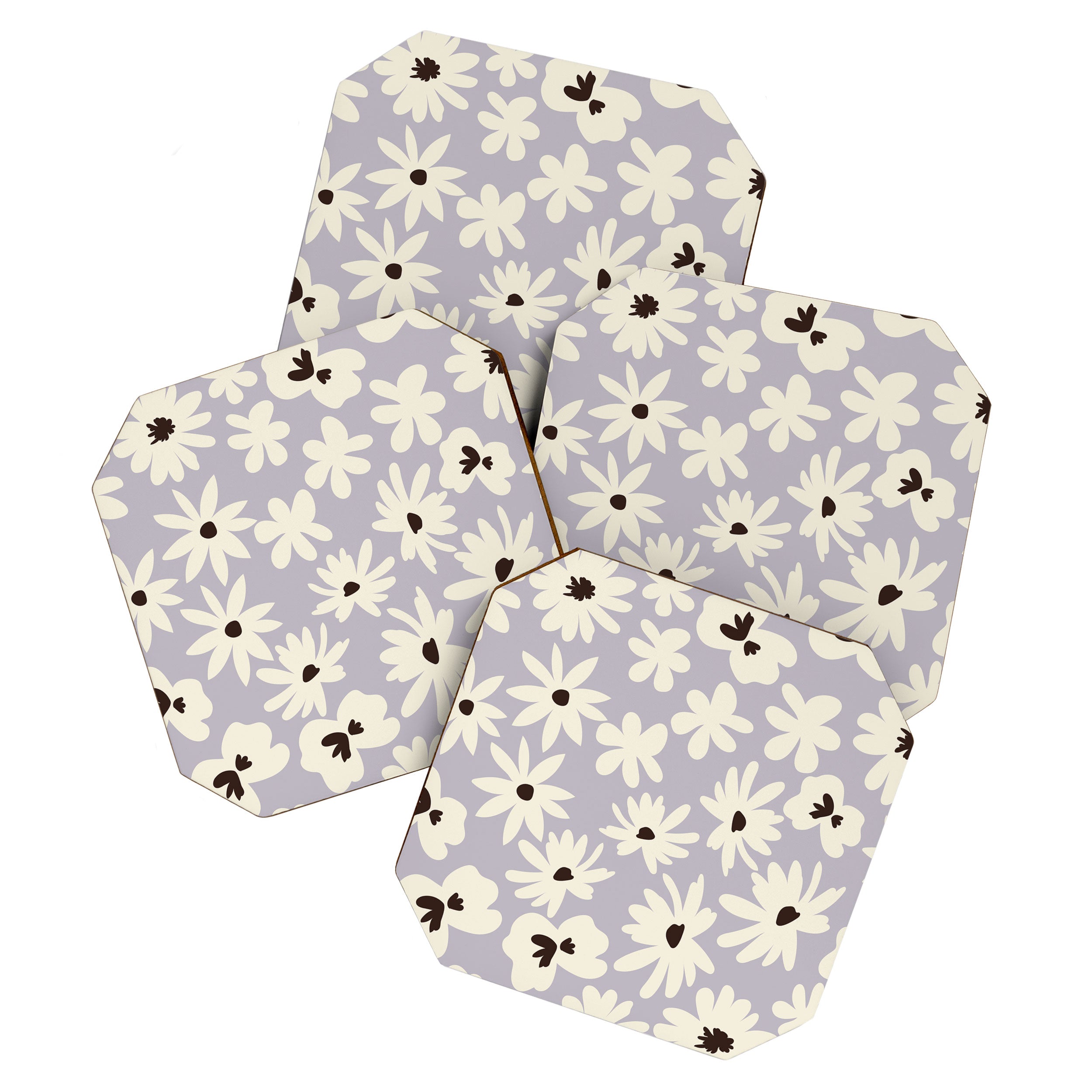 Flower market, Florence, Summer aesthetic Coaster Gallery Image 1