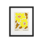 Flower Market, London, Abstract floral art Framed Art Print Gallery Image 5