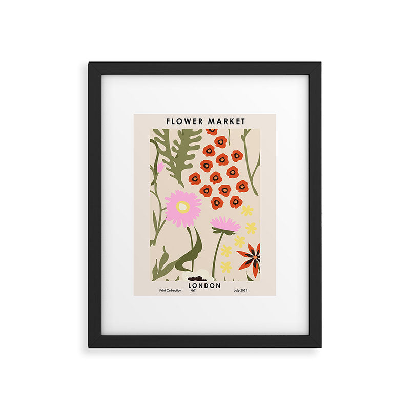 Flower Market. London Framed Art Print Gallery Image 5