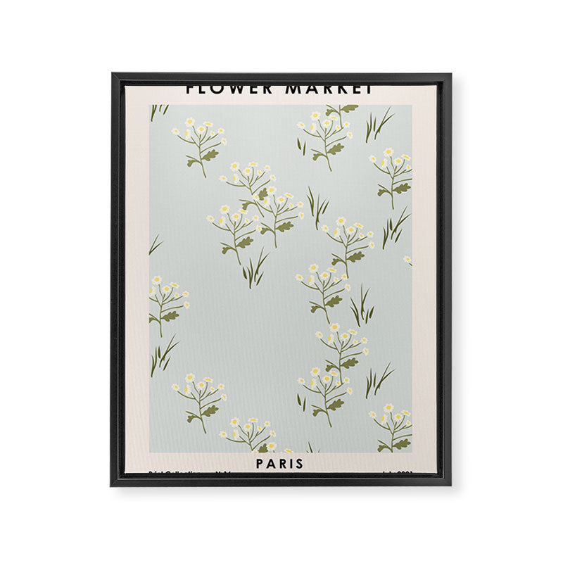 Flower market. Paris Framed Canvas Print Gallery Image 6