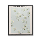 Flower market. Paris Framed Canvas Print Gallery Image 6