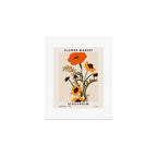 Flower Market, Stockholm, Pastel retro style Art Print Gallery Image 1