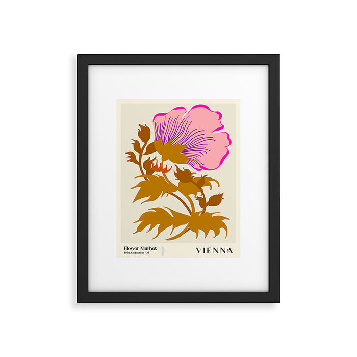 Flower Market, Vienna, Abstract modern style Framed Art Print Gallery Image 1