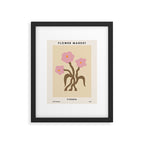 Flower Market, Vienna, Modern Art, Botanical retro art Framed Art Print Gallery Image 5