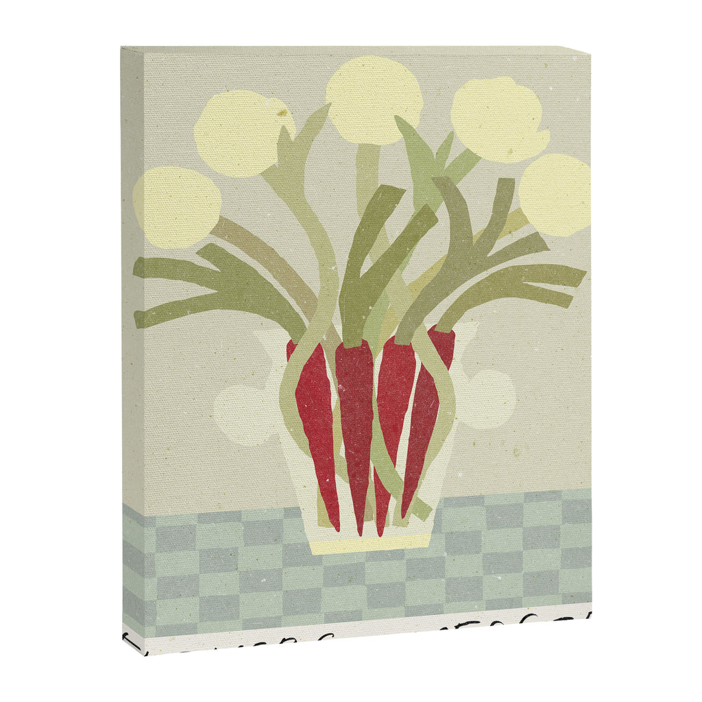 Flowers & Veggies. Still life autumn collection Canvas Print Gallery Image 6
