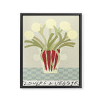 Flowers & Veggies. Still life autumn collection Framed Canvas Print Gallery Image 6