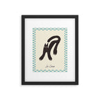 Funny mood cat illustration Framed Art Print Gallery Image 5