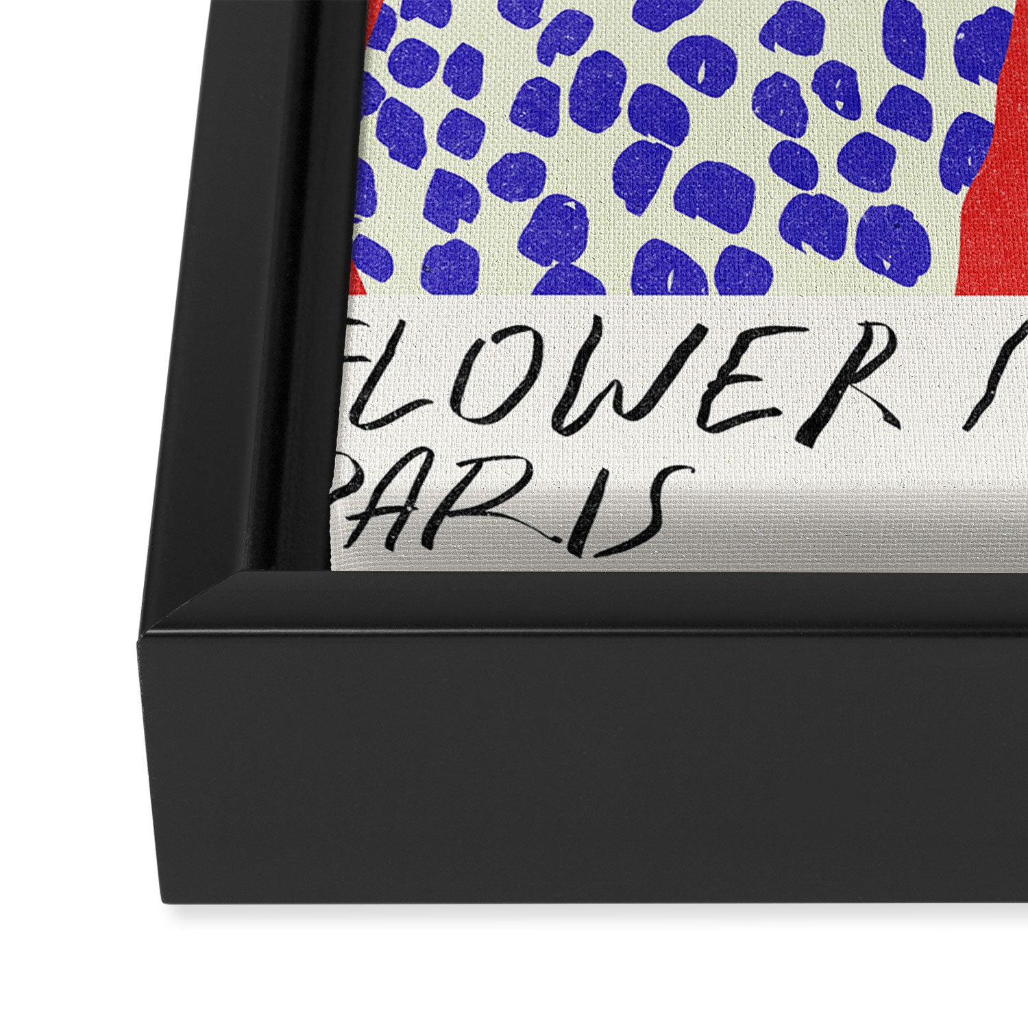 Paris Flower Market\ Modern art Framed Canvas Print Gallery Image 3