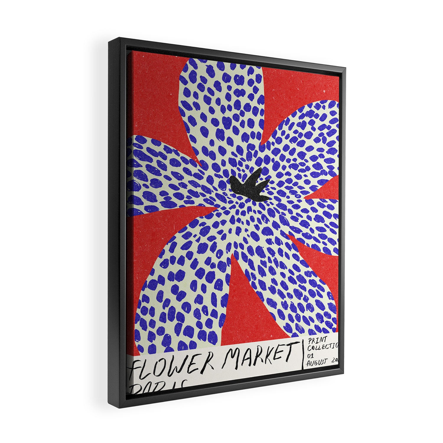 Paris Flower Market\ Modern art Framed Canvas Print Gallery Image 2