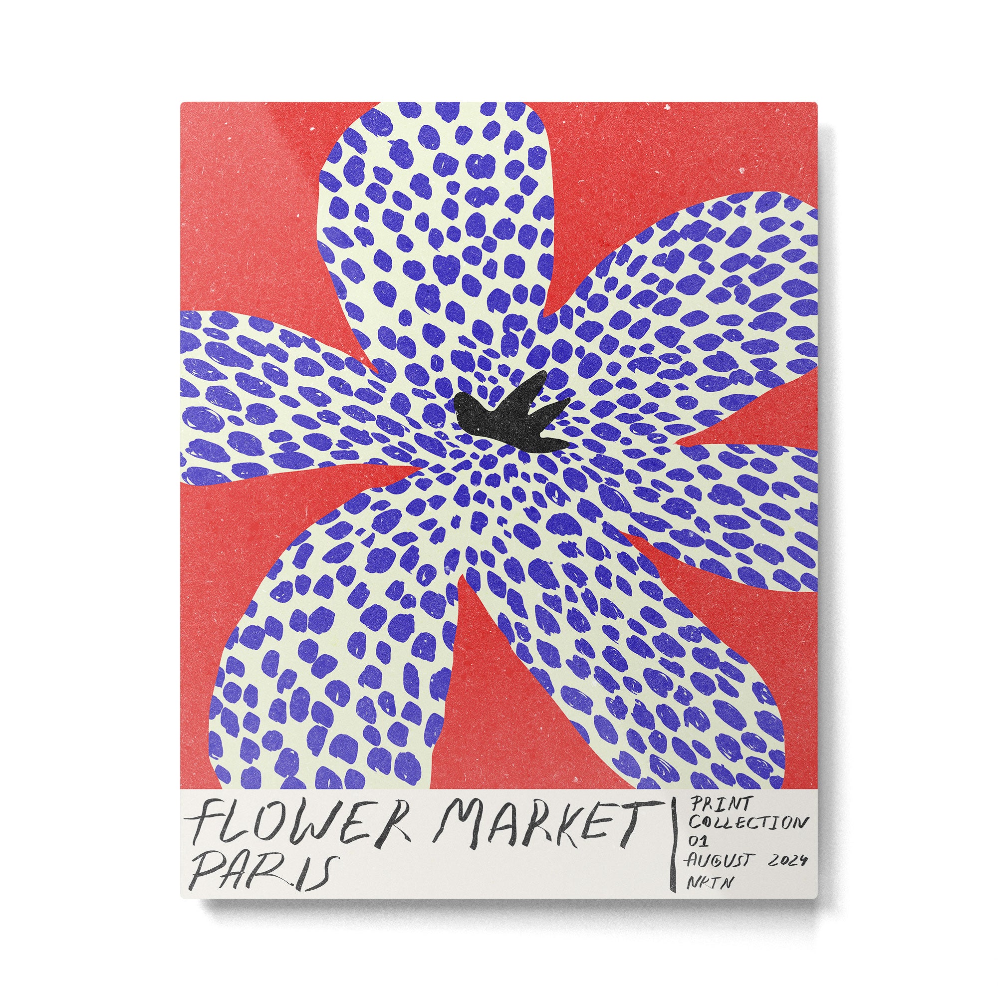 Paris Flower Market\ Modern art Metal Print Gallery Image 4