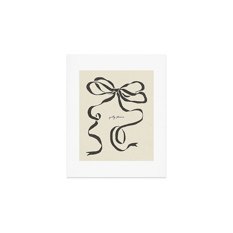 Ribbon bow Art Print Gallery Image 1