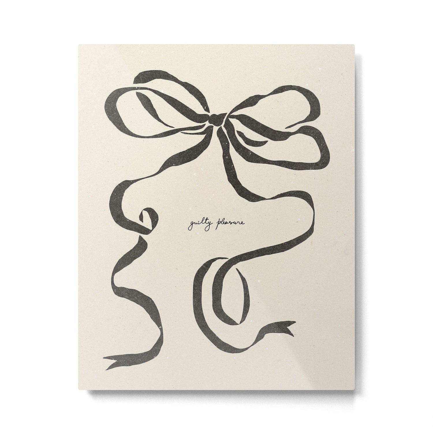 Ribbon bow Metal Print Gallery Image 4