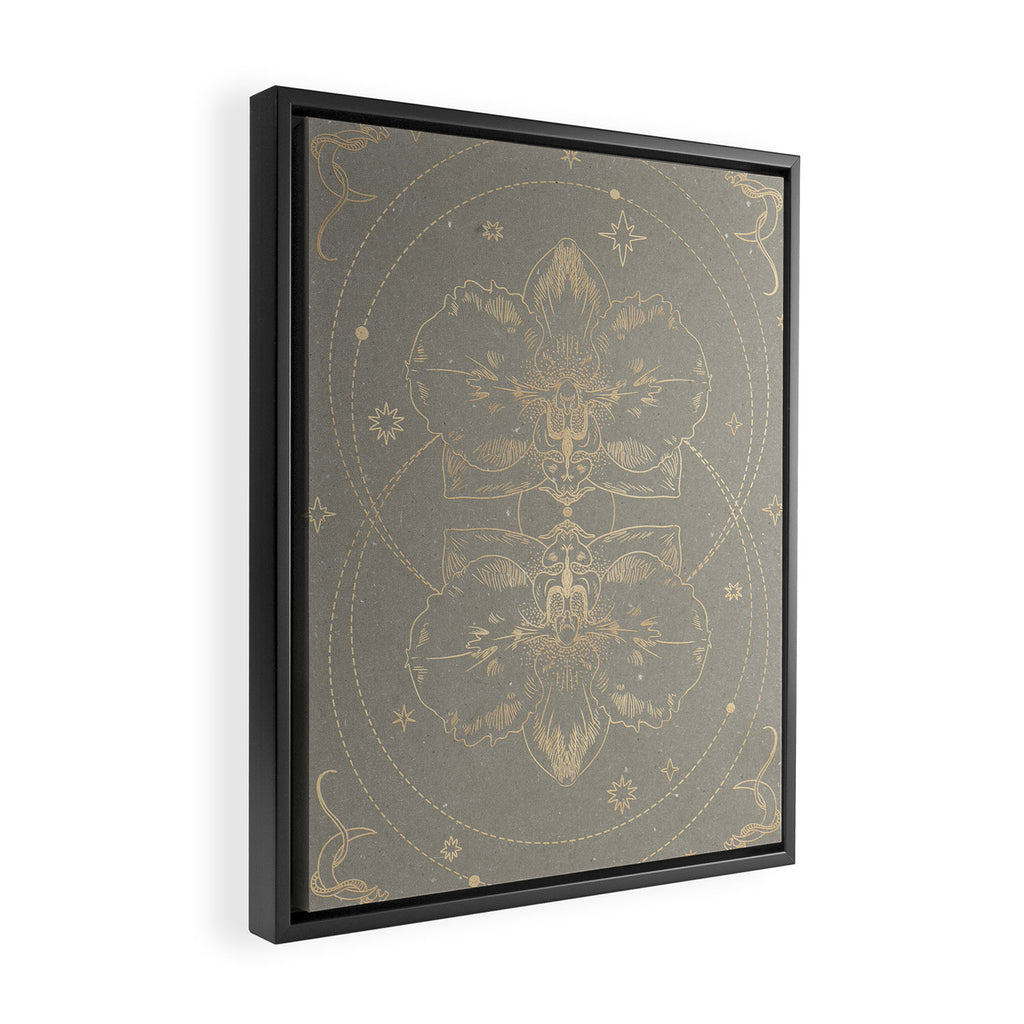 The mystical orchid 02 Framed Canvas Print Gallery Image 2