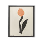Tulips. Modern flowers art 01 Framed Canvas Print Gallery Image 6