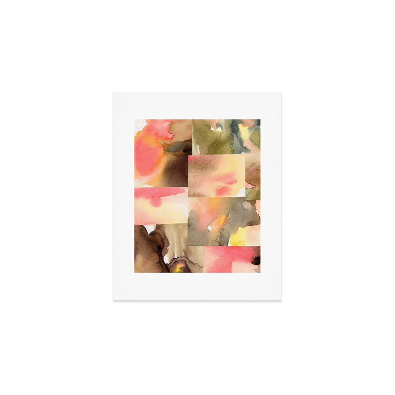 Watercolor Abstract composition 1 Art Print Gallery Image 1