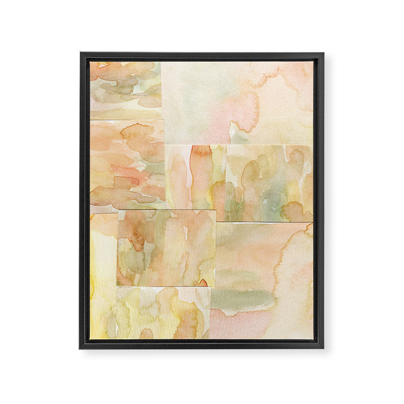 Watercolor Abstract composition 2 Framed Canvas Print Gallery Image 6