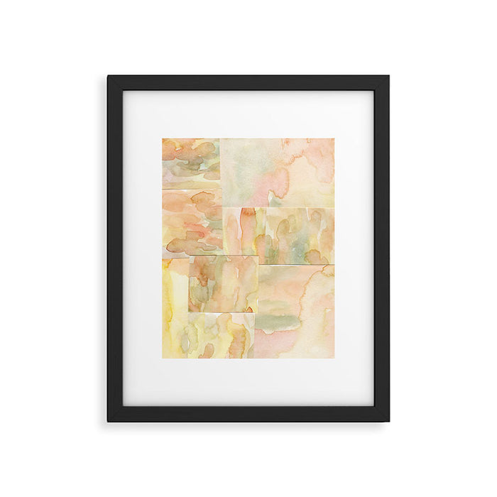 Watercolor Abstract composition 2 Framed Art Print Gallery Image 1