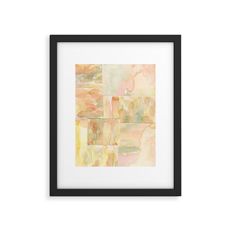 Watercolor Abstract composition 2 Framed Art Print Gallery Image 5