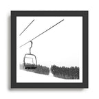 Ski Lifts Views Framed Art Print Gallery Image 1