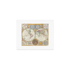 ancient map of the world Art Print Gallery Image 1