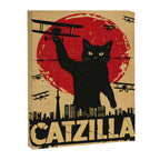 Catzilla vintage poster Canvas Print Gallery Image 6