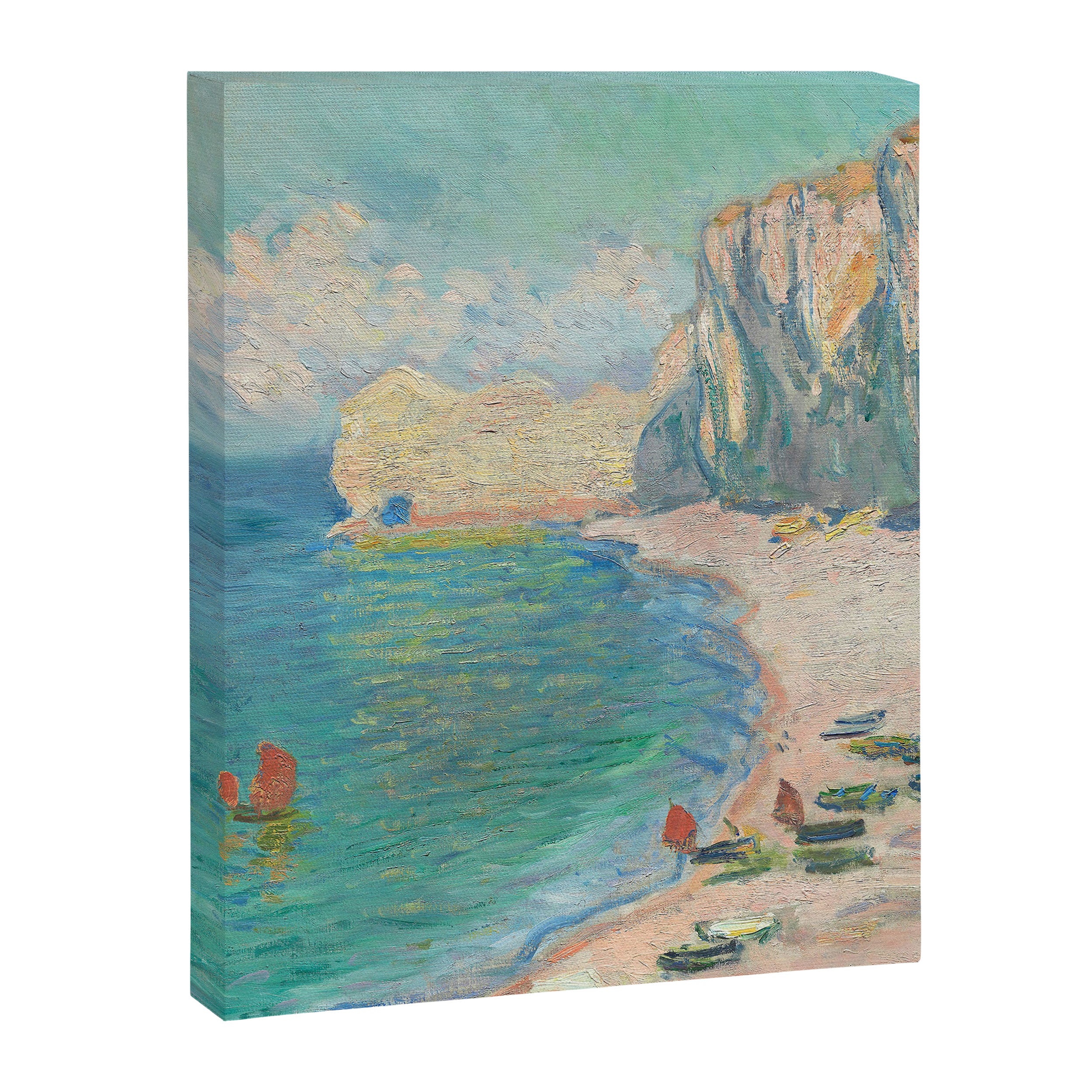 Claude Monet beach Canvas Print Gallery Image 8