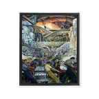 Diego Rivera Murals of the National Palace II Framed Canvas Print Gallery Image 6