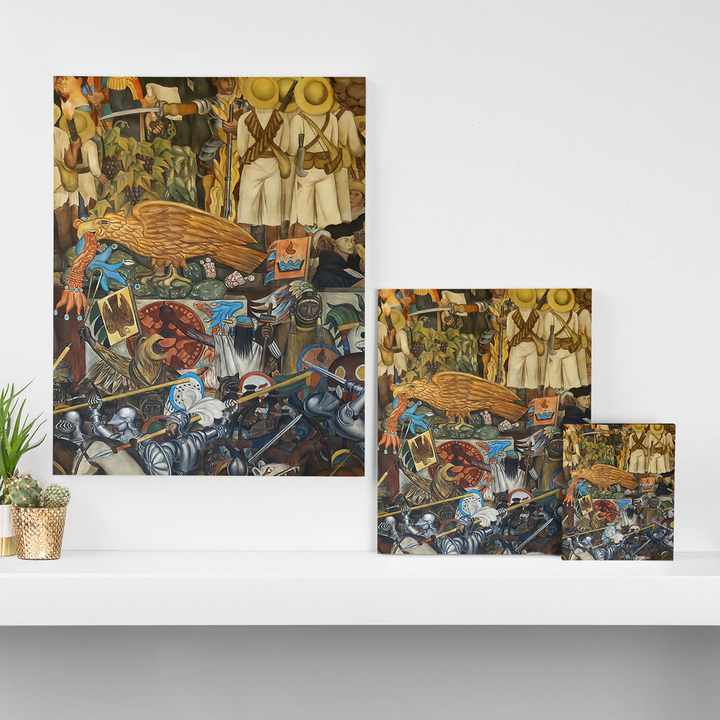 Diego Rivera Murals of the National Palace II Canvas Print Gallery Image 3