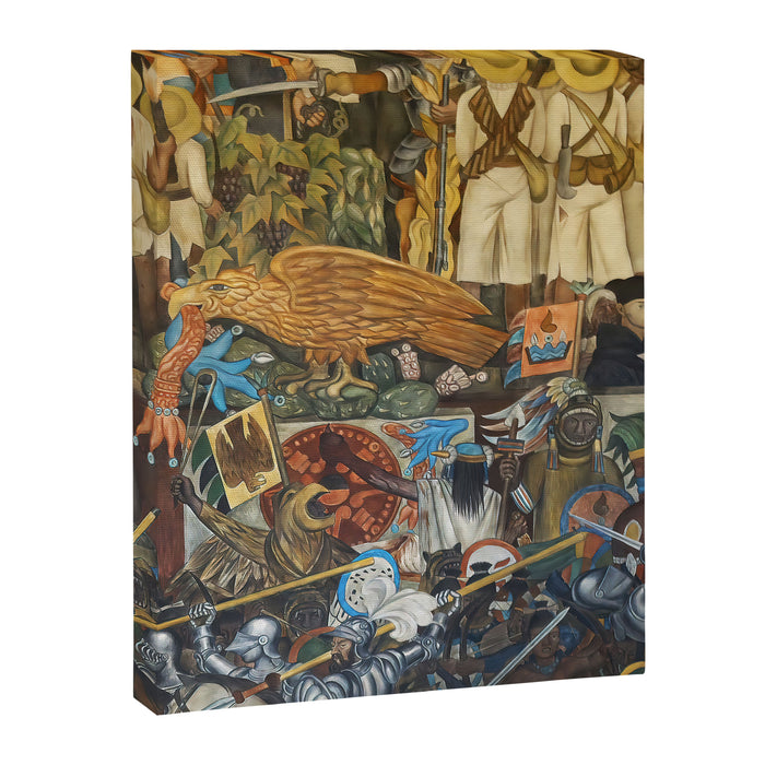 Diego Rivera Murals of the National Palace II Canvas Print Gallery Image 1