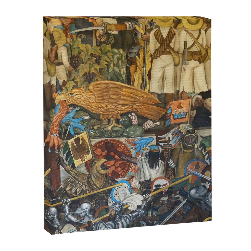 Diego Rivera Murals of the National Palace II Canvas Print Gallery Image 6
