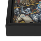 Diego Rivera Murals of the National Palace II Framed Canvas Print Gallery Image 3