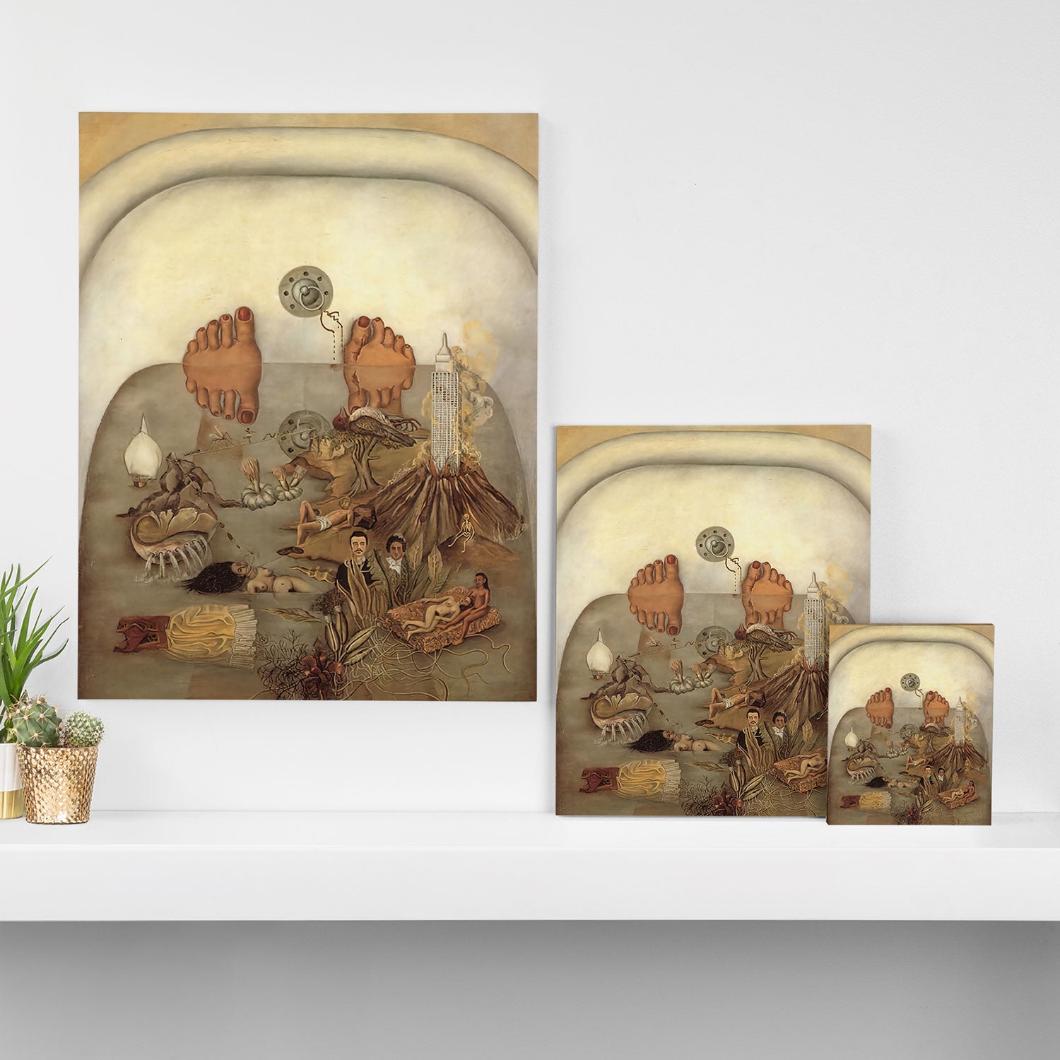 Frida Kahlo What the water gave me Canvas Print Gallery Image 3