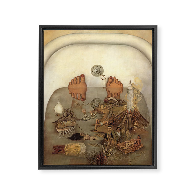 Frida Kahlo What the water gave me Framed Canvas Print Gallery Image 6