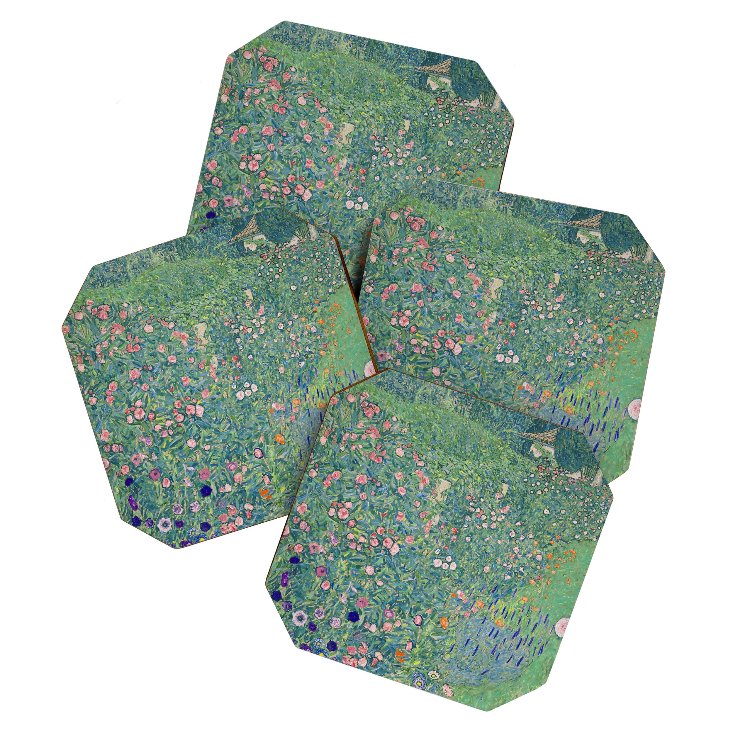 Gustav Klimt Italian GardenLand 1913 Coaster Gallery Image 1