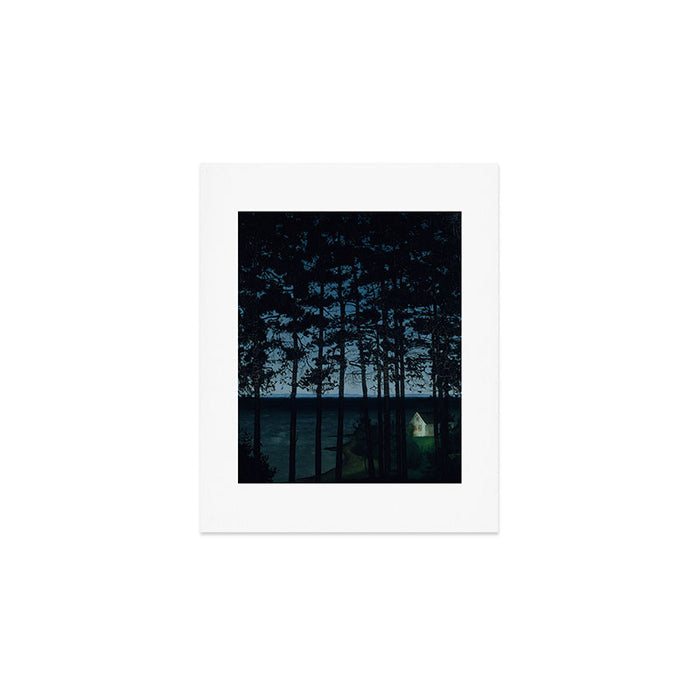 Harald Sohlberg  Fishermanâs Cottage Art Print Gallery Image 1