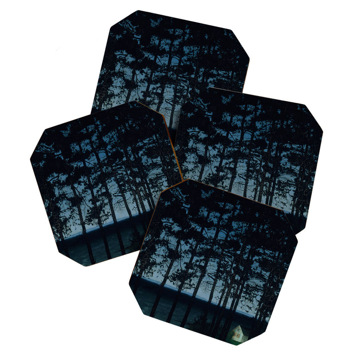 Harald Sohlberg  Fishermanâs Cottage Coaster Gallery Image 1