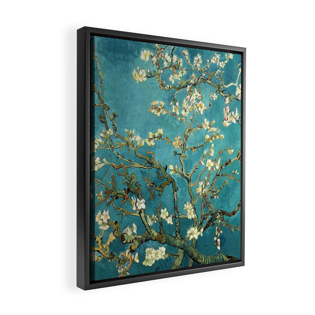 HD Vincent Van Gogh Almond Blossoms Framed Canvas Print Gallery Image 2