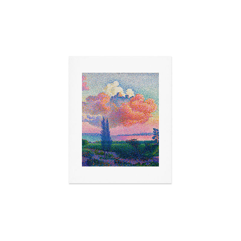 Henri Edmond Cross The Pink Cloud (1896) painting in high resolution  Art Print Gallery Image 1