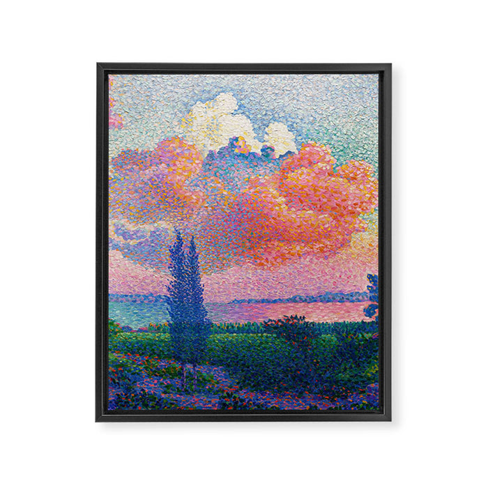 Henri Edmond Cross The Pink Cloud (1896) painting in high resolution  Framed Canvas Print Gallery Image 1
