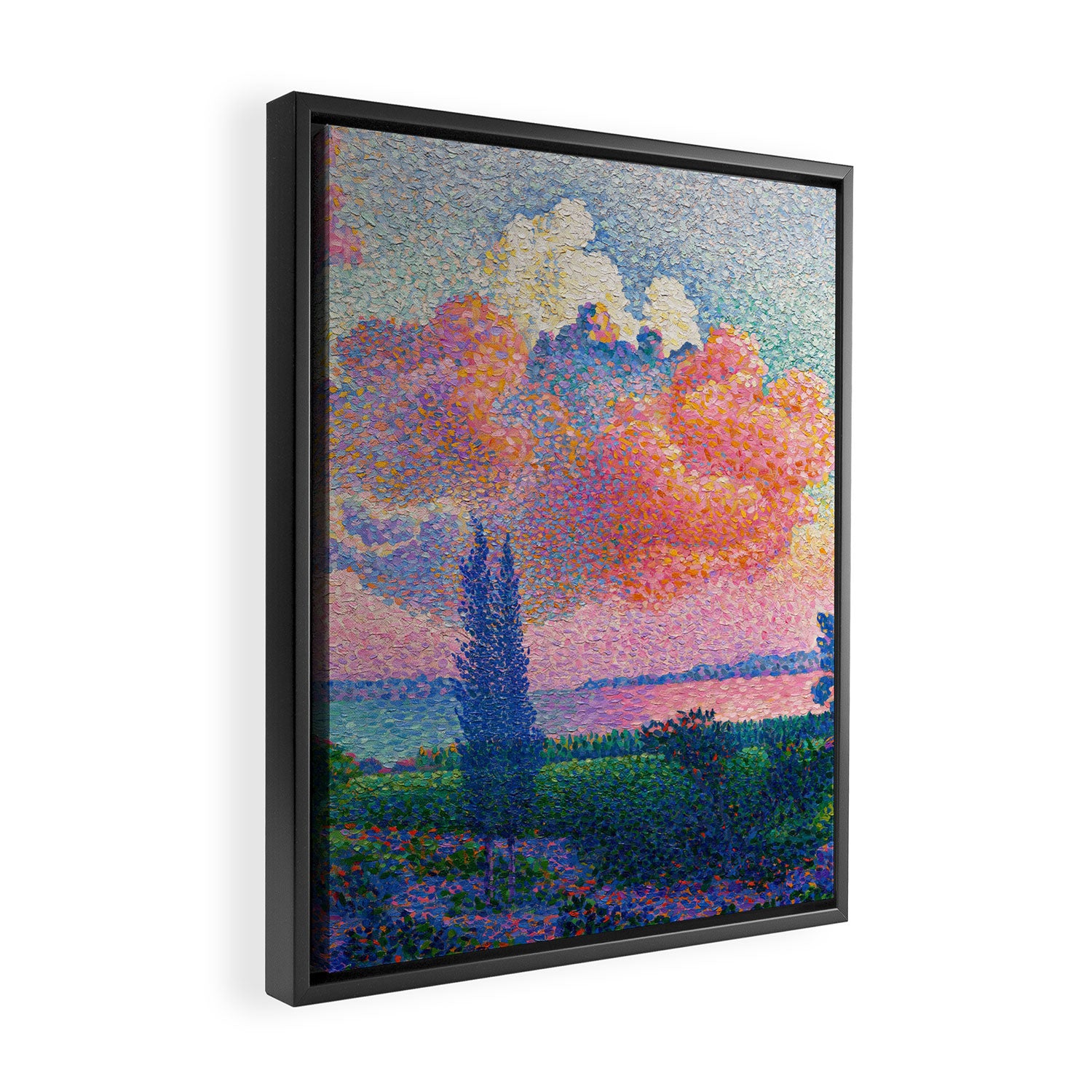 Henri Edmond Cross The Pink Cloud (1896) painting in high resolution  Framed Canvas Print Gallery Image 2