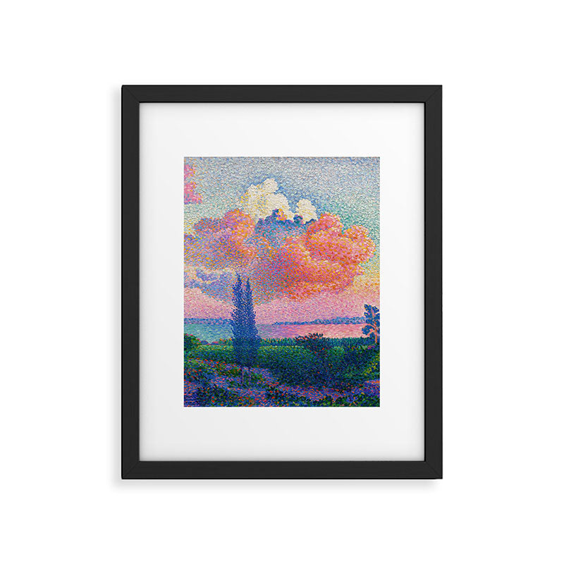 Henri Edmond Cross The Pink Cloud (1896) painting in high resolution  Framed Art Print Gallery Image 6